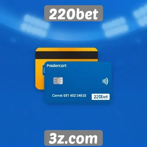 Métodos de pagamento aceitos no site 220bet