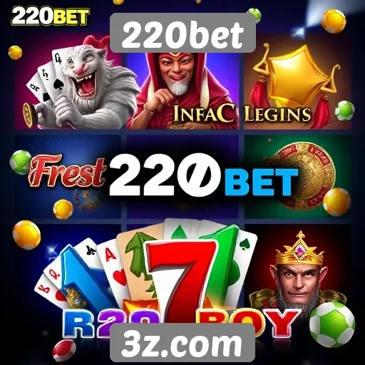 Exploração da variedade de jogos disponíveis no 220bet